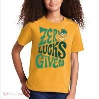 Zero Lucks Given St Patrick's Day Kids T-Shirt thumb 2