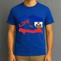 Zoe Life Haitian Pride For Haiti Flag Day Gift Ayiti Meaningful Gift Great Gift T-Shirt thumb 3