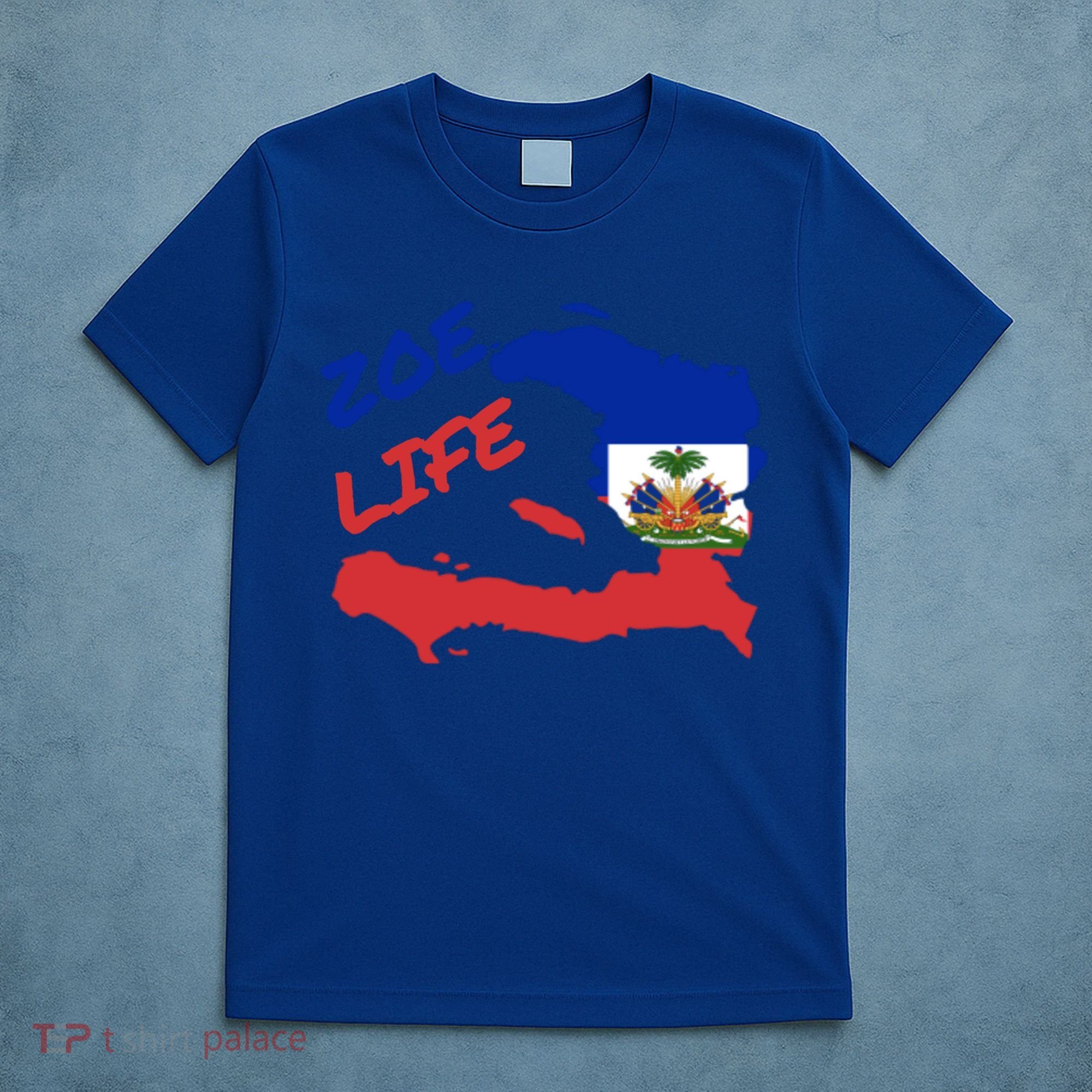 Zoe Life Haitian Pride For Haiti Flag Day Gift Ayiti Meaningful Gift Great Gift T-Shirt