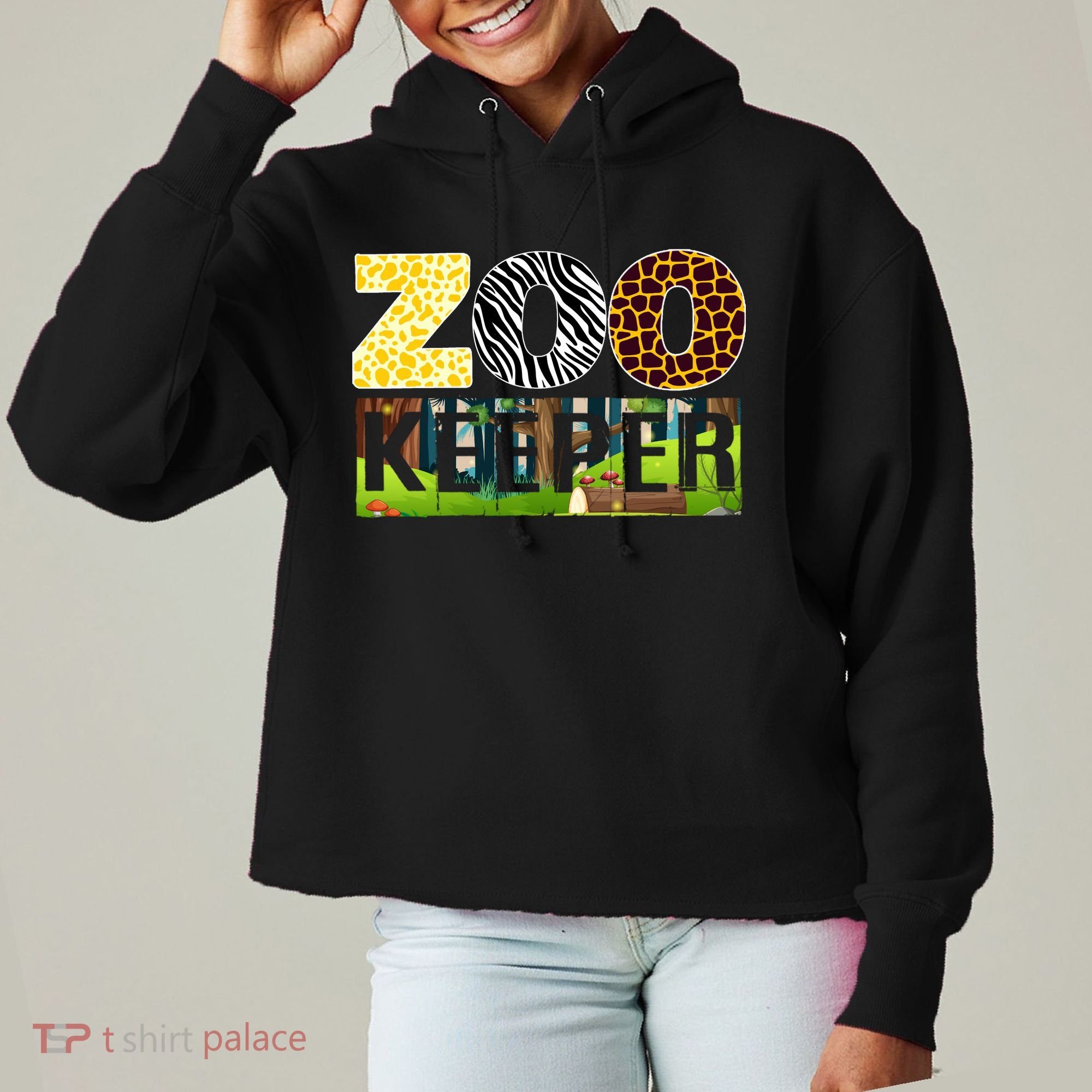 Zoo Life Of Zookeeper Accessories Ladies Heavyweight Boxy Pullover Hoodie