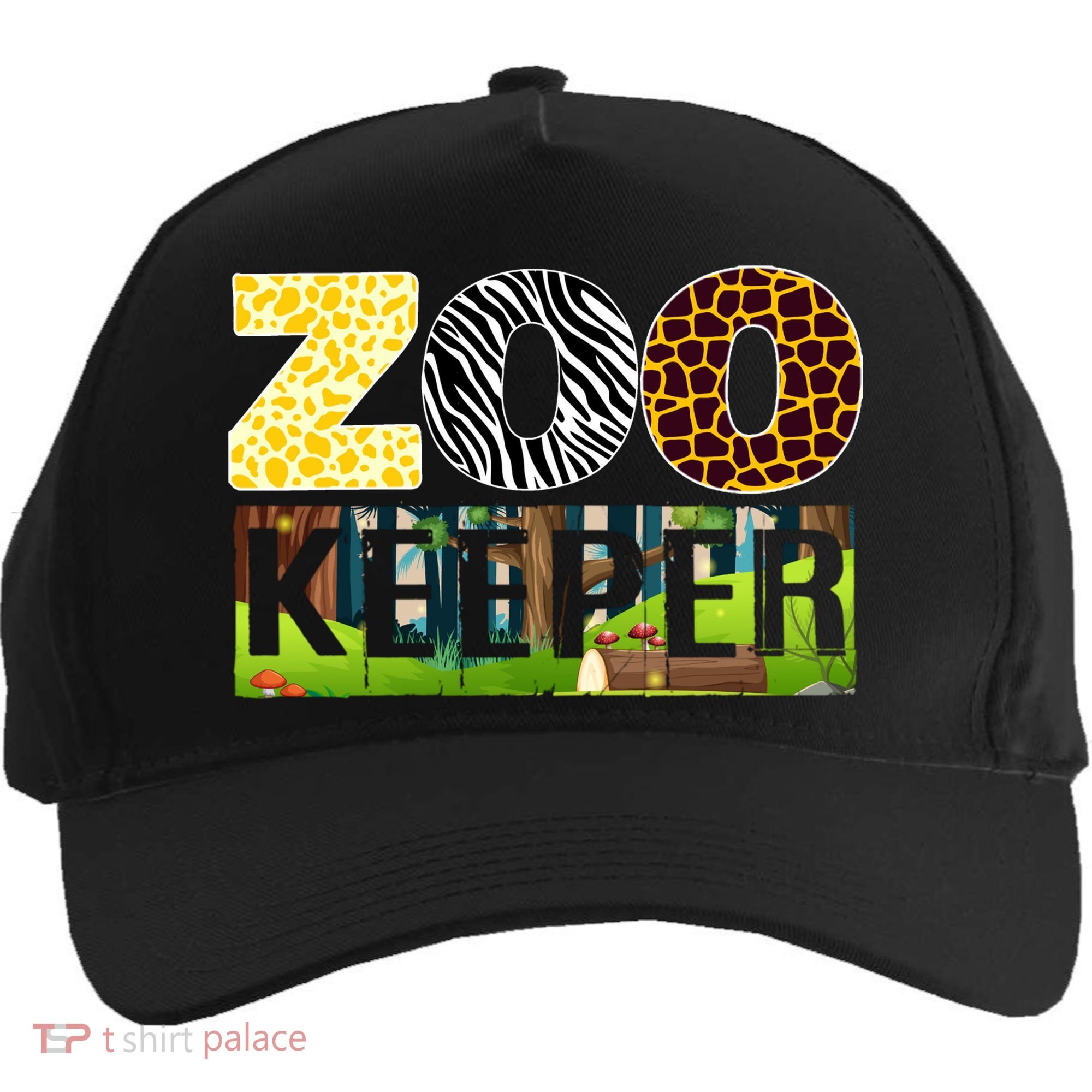 Zoo Life Of Zookeeper Accessories Five-Panel Snapback Cap