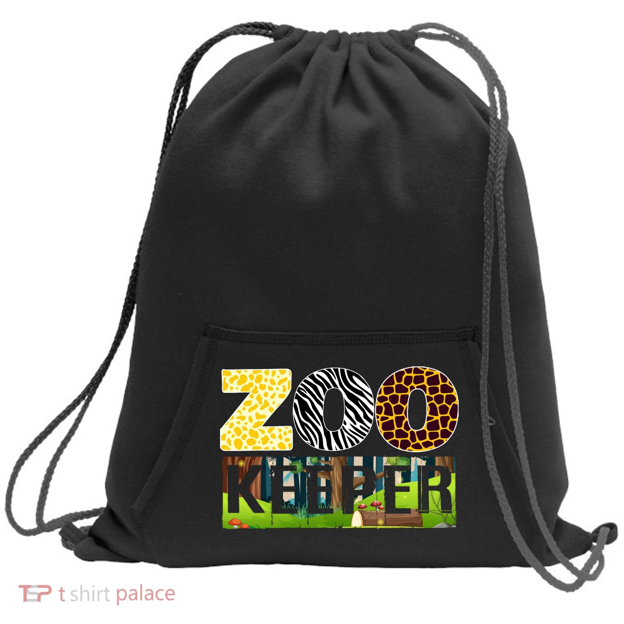 Zoo Life Of Zookeeper Accessories Sweatshirt Cinch Pack Bag