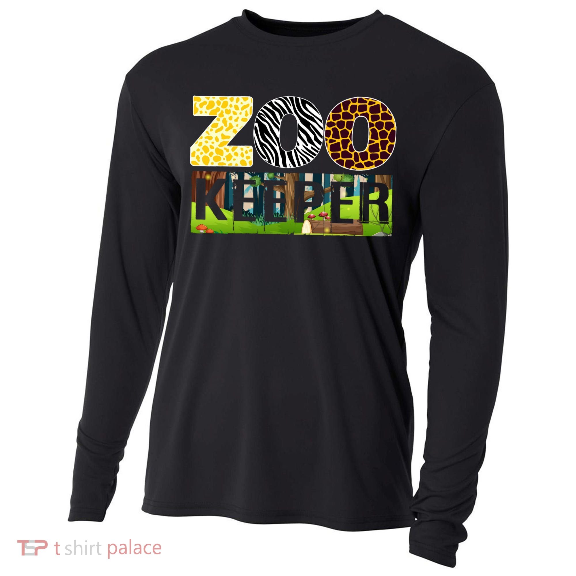 Zoo Life Of Zookeeper Accessories Cooling Performance Long Sleeve Crew