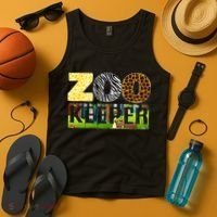 Zoo Life Of Zookeeper Accessories Tank Top thumb 4