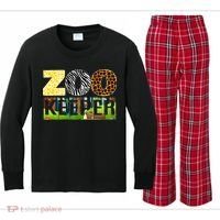 Zoo Life Of Zookeeper Accessories Kids Long Sleeve Plaid Pajama Set thumb 0