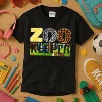 Zoo Life Of Zookeeper Accessories Kids T-Shirt thumb 3
