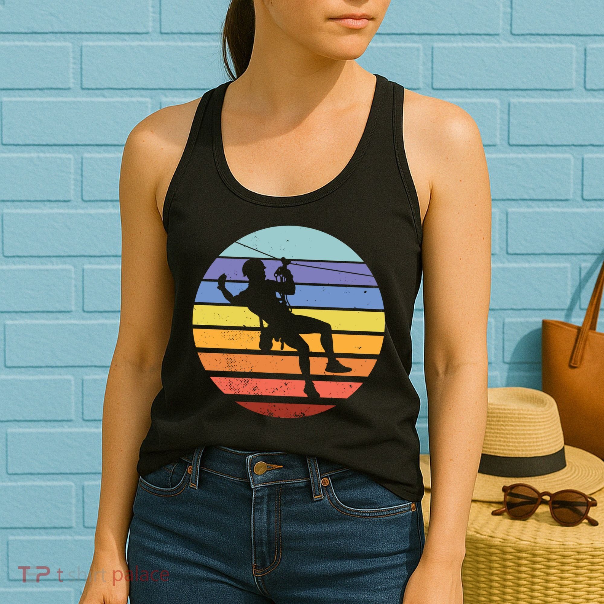 Zip Line Retro Women's Tank Top