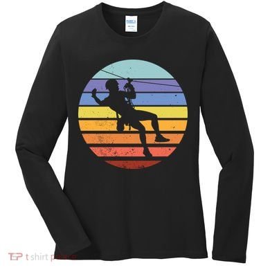 Zip Line Retro Women's Long Sleeve Shirt