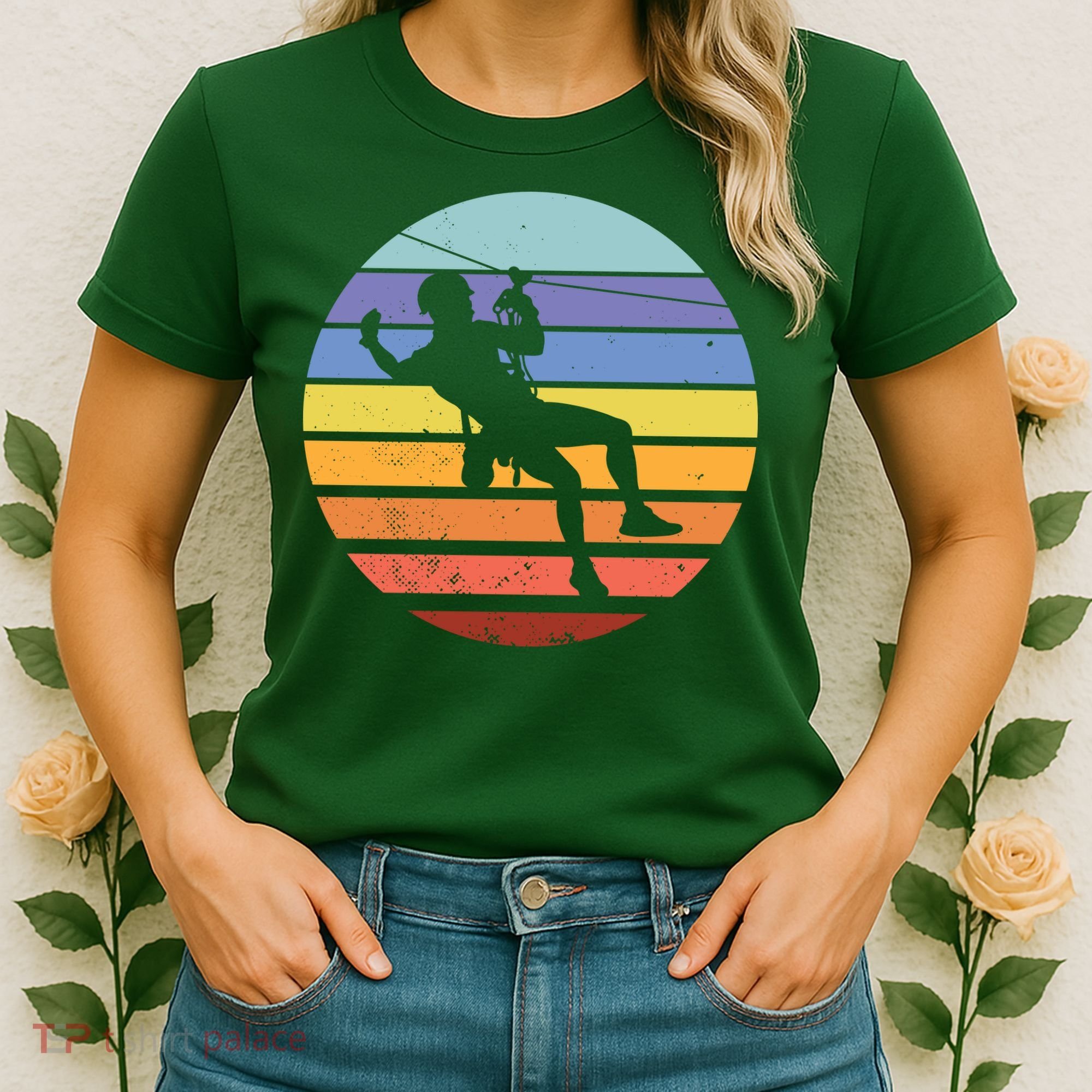 Zip Line Retro Women's T-Shirt
