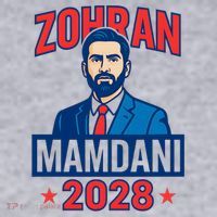 Zohran Mamdani 2028 For President Women's Sweatshirt thumb 2