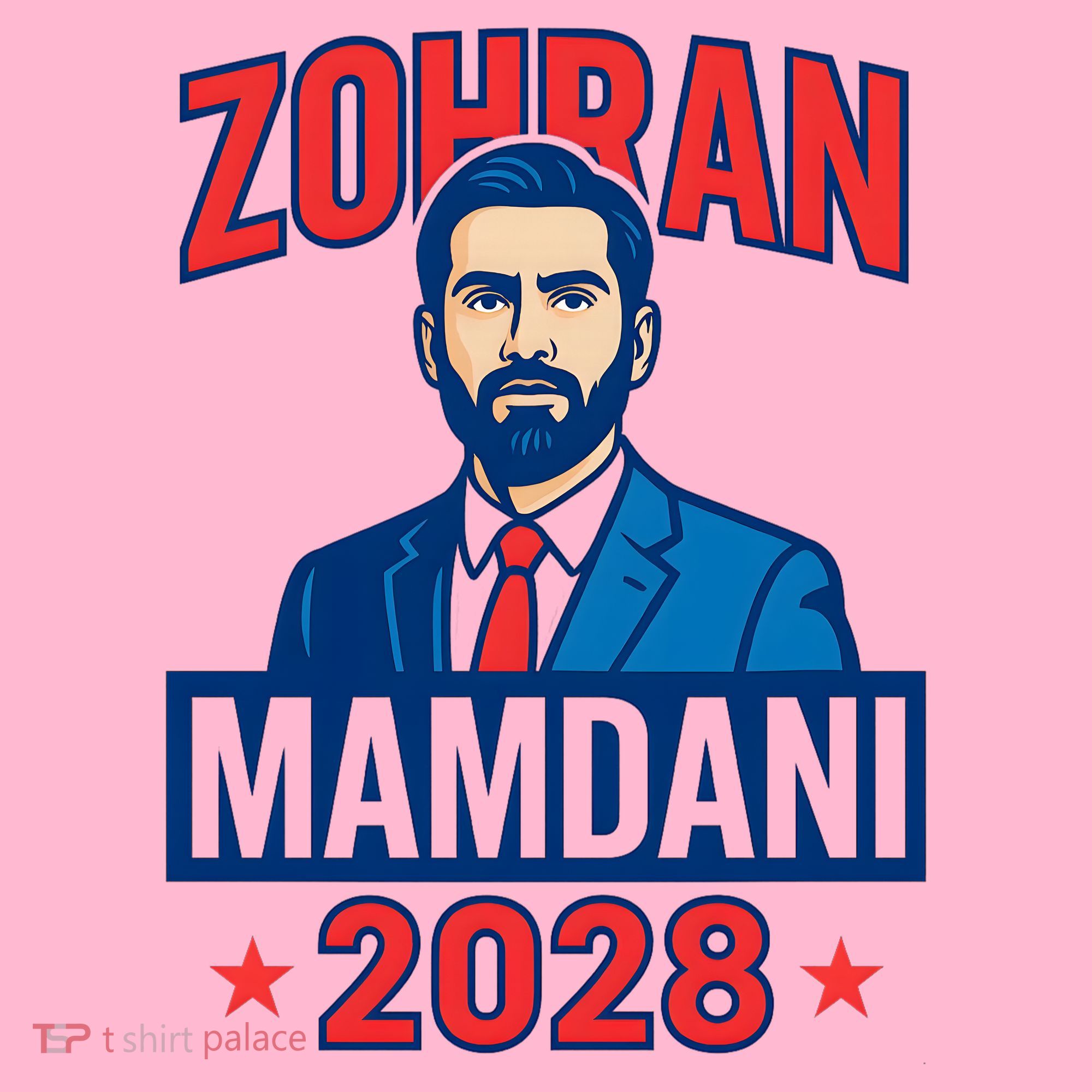 Zohran Mamdani 2028 For President Coaster