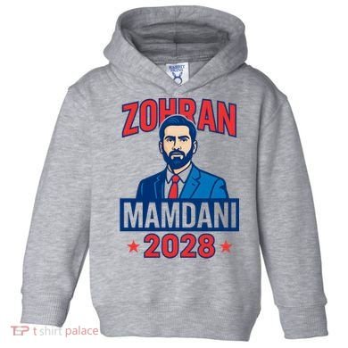 Zohran Mamdani 2028 For President Toddler Hoodie
