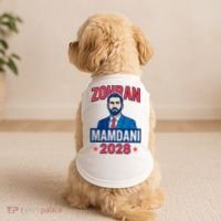 Zohran Mamdani 2028 For President Doggie Tank thumb 2