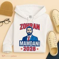 Zohran Mamdani 2028 For President Hoodie thumb 4