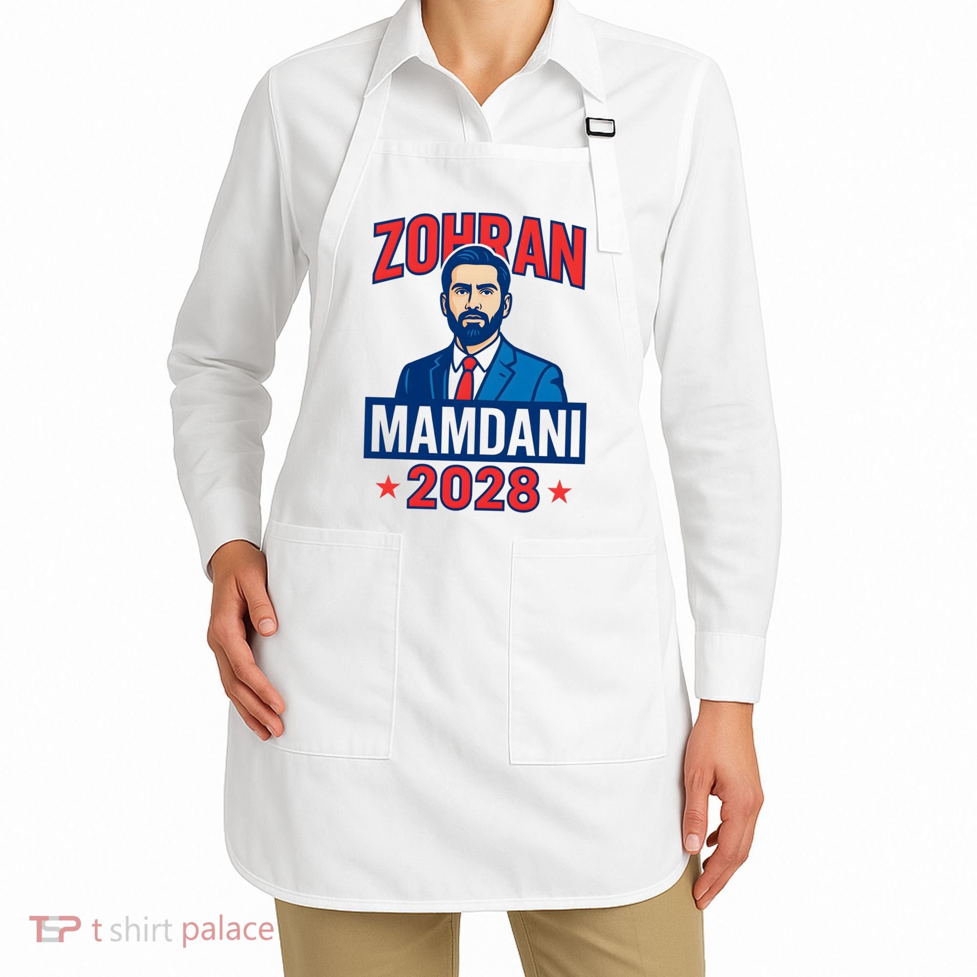 Zohran Mamdani 2028 For President Apron