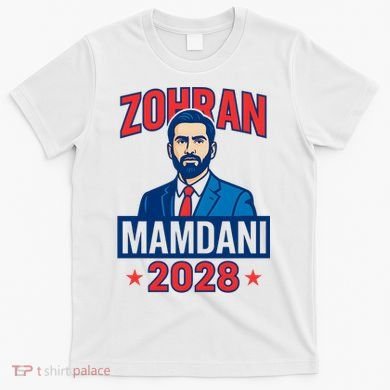 Zohran Mamdani 2028 For President T-Shirt
