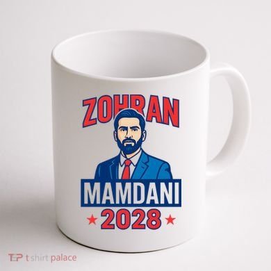 Zohran Mamdani 2028 For President Coffee Mug back
