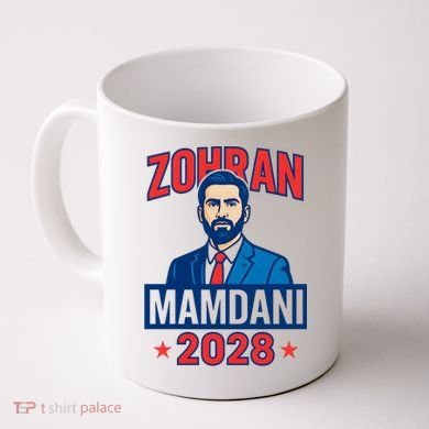 Zohran Mamdani 2028 For President Coffee Mug