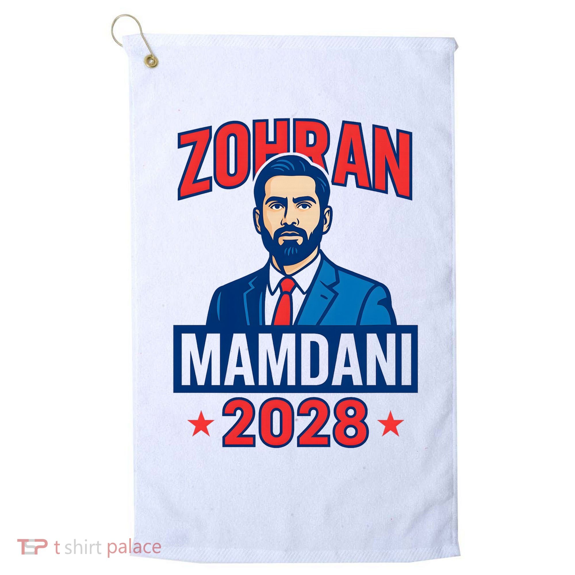 Zohran Mamdani 2028 For President Golf Towel