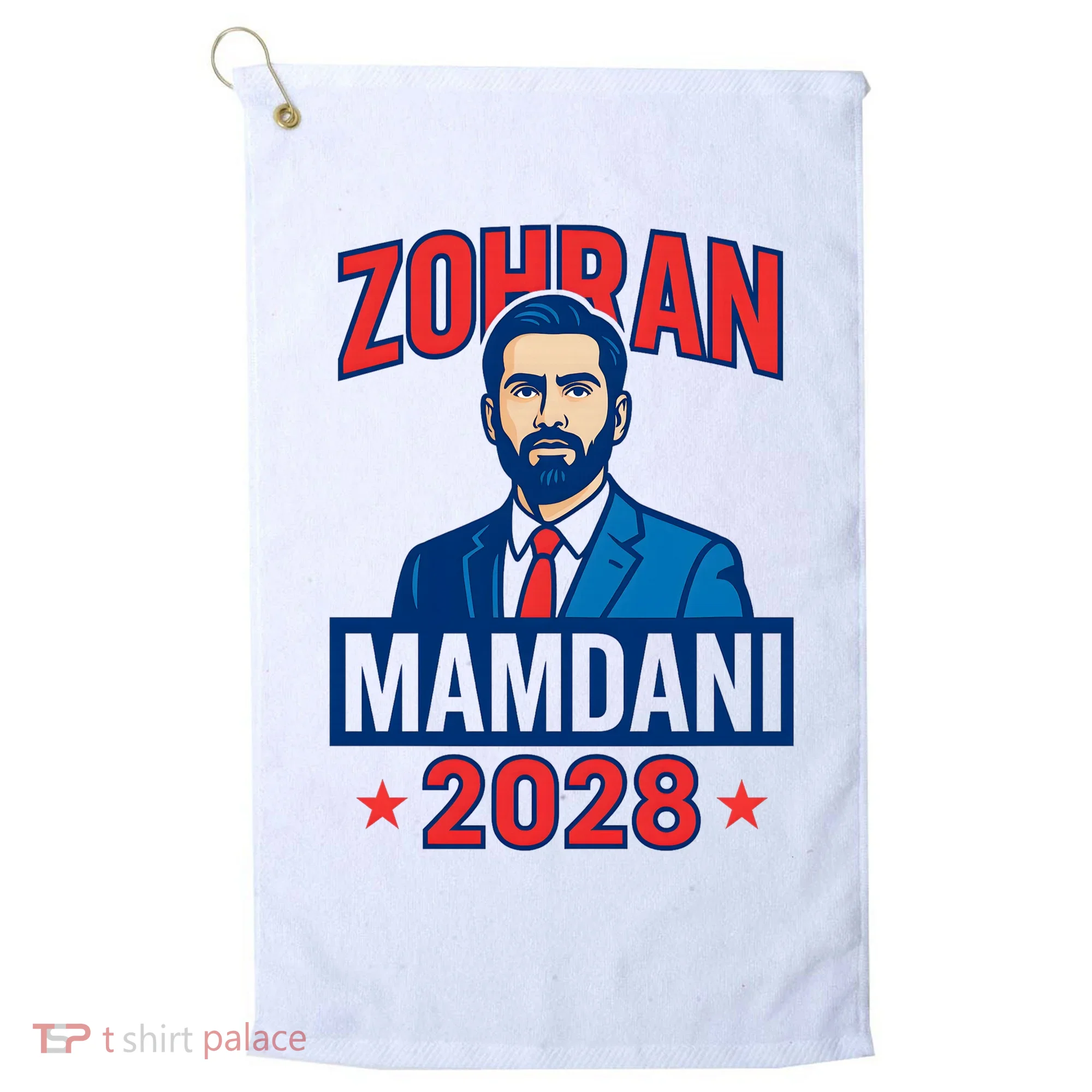 Zohran Mamdani 2028 For President Golf Towel