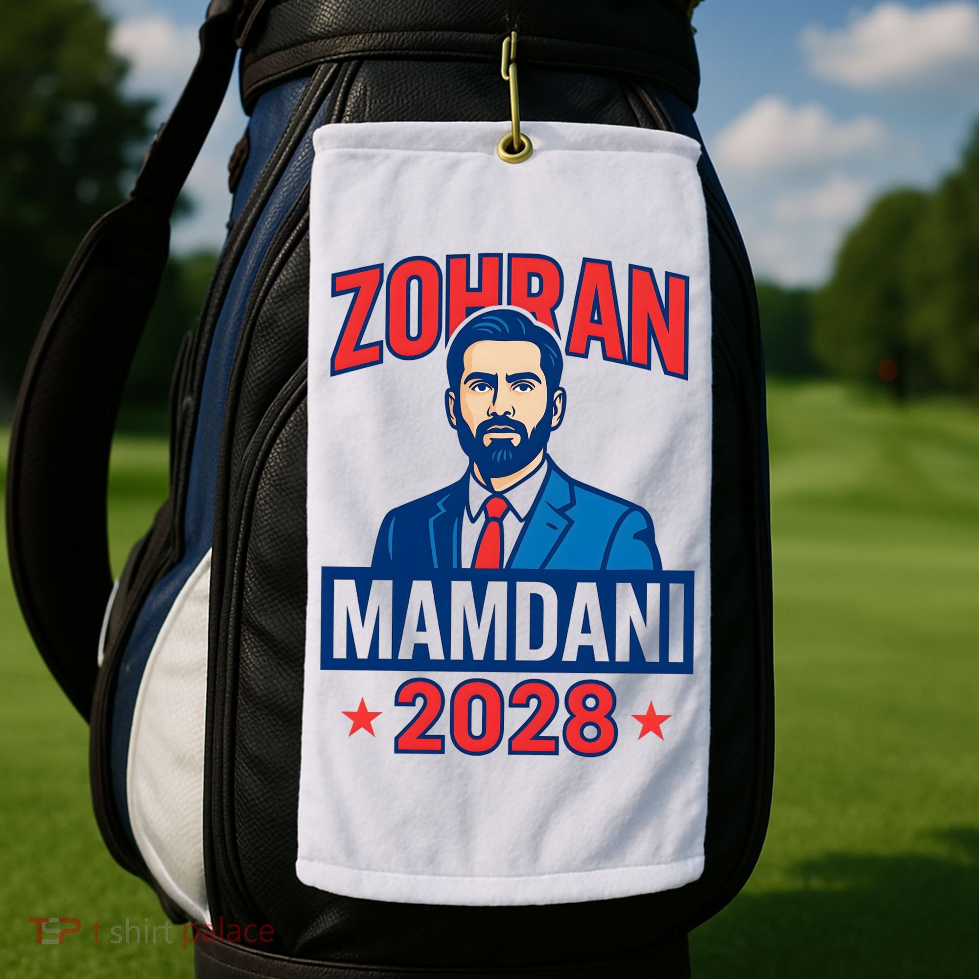 Zohran Mamdani 2028 For President Golf Towel