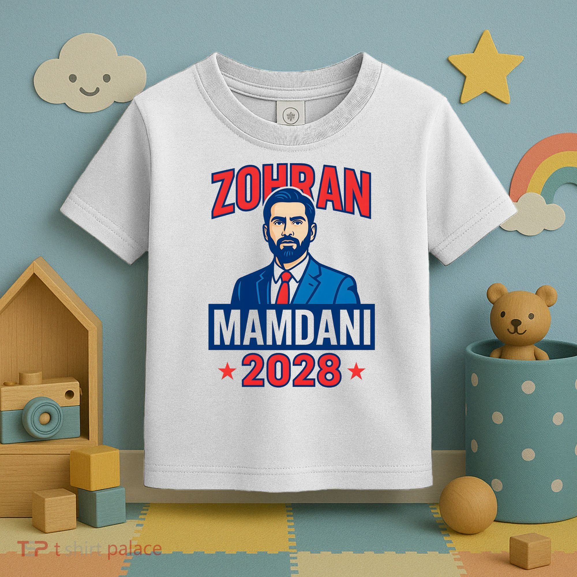 Zohran Mamdani 2028 For President Toddler T-Shirt