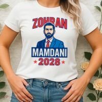Zohran Mamdani 2028 For President Women's T-Shirt thumb 2