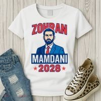 Zohran Mamdani 2028 For President Women's T-Shirt thumb 3
