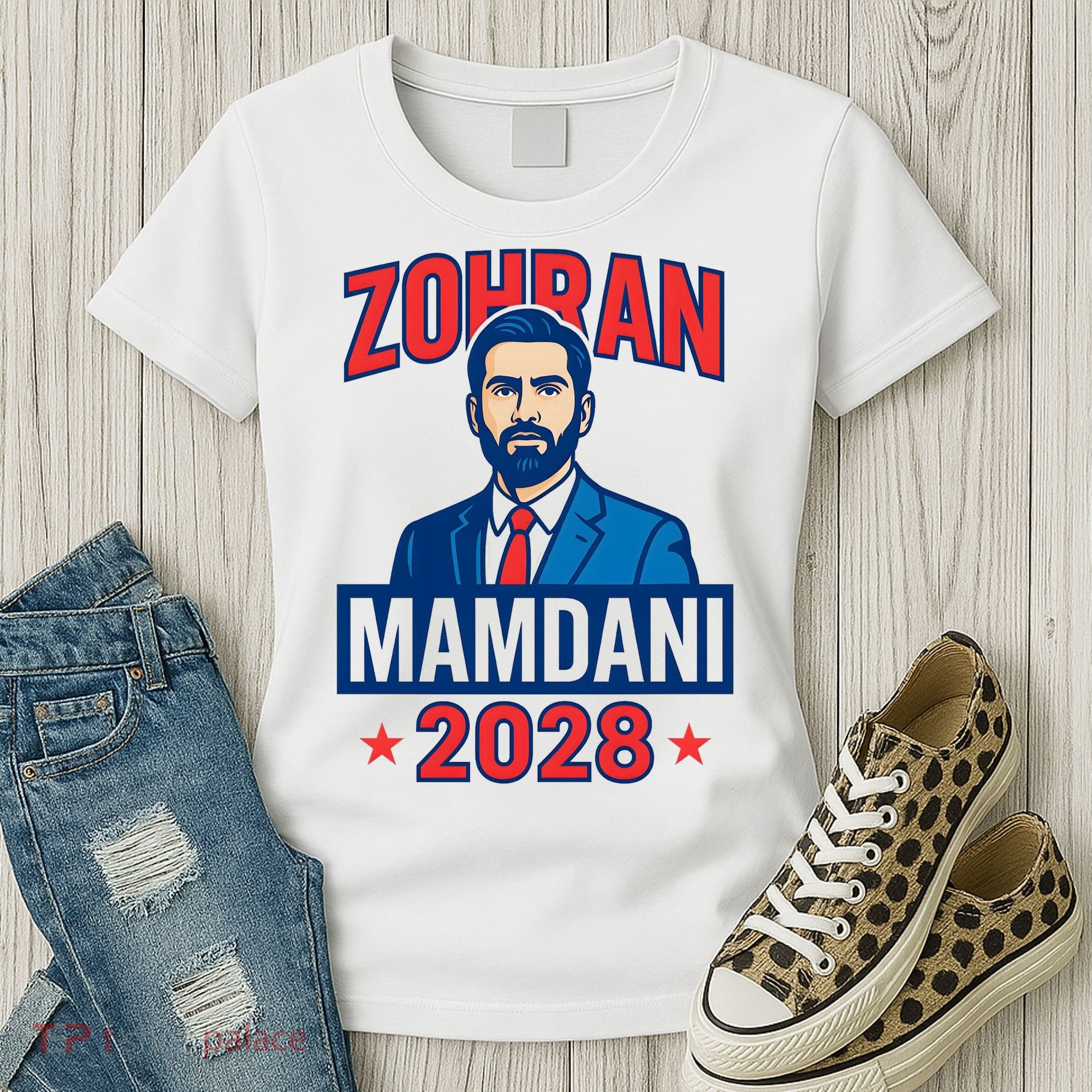 Zohran Mamdani 2028 For President Women's T-Shirt