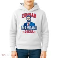 Zohran Mamdani 2028 For President Kids Hoodie thumb 4
