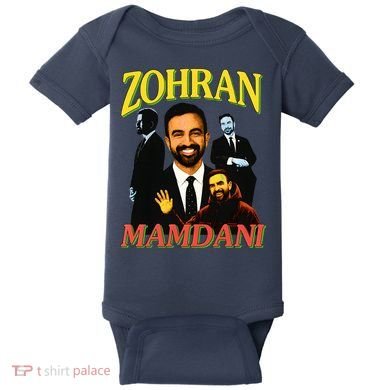 Zohran Mamdani 90s Style Vintage Baby Bodysuit