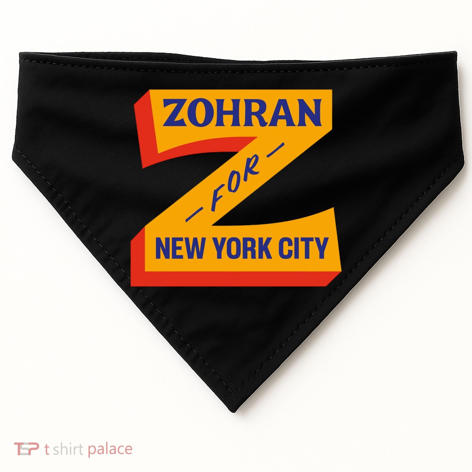 Zohran Mamdani For NYC New York City USA-Made Doggie Bandana