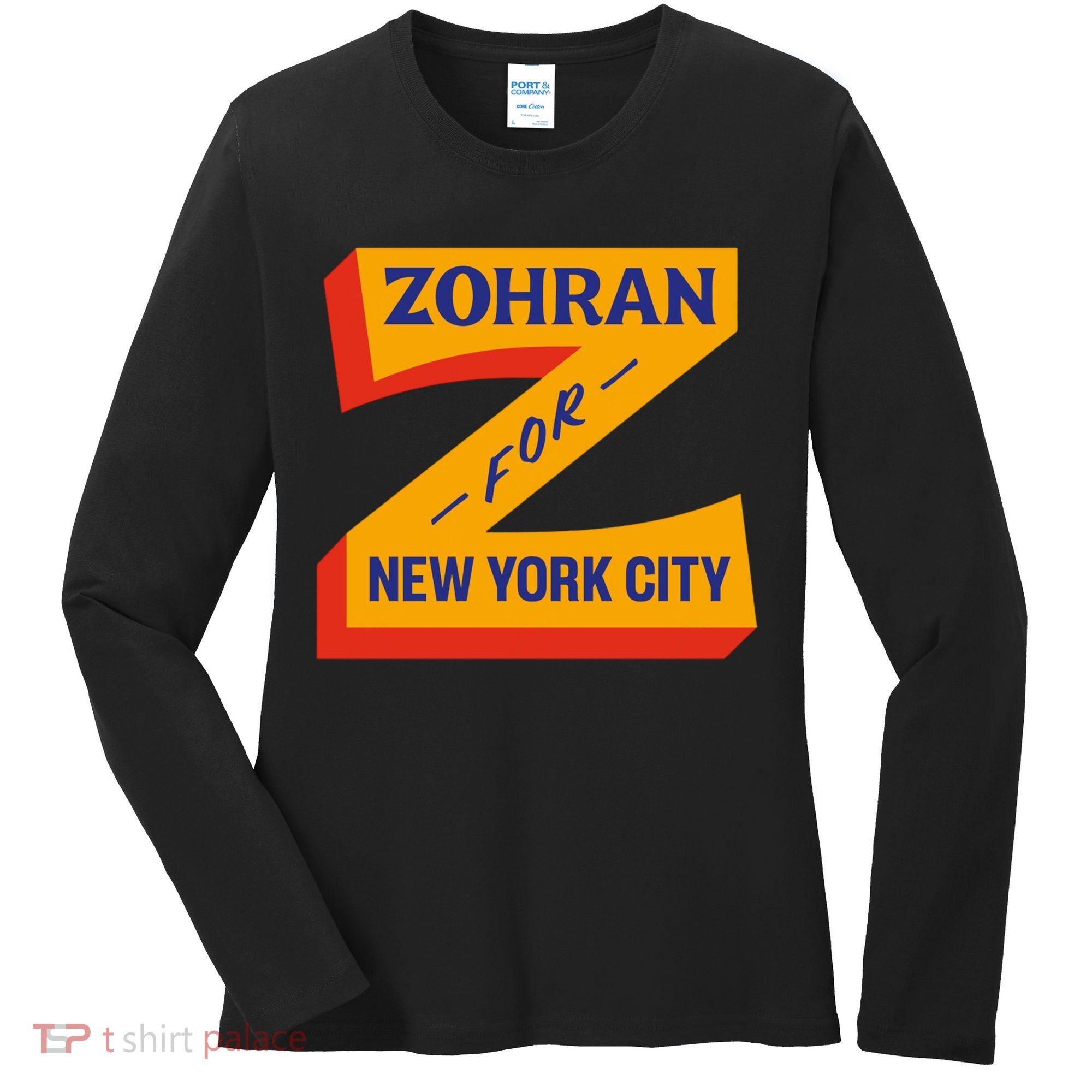 Zohran Mamdani For NYC New York City Women's Long Sleeve Shirt