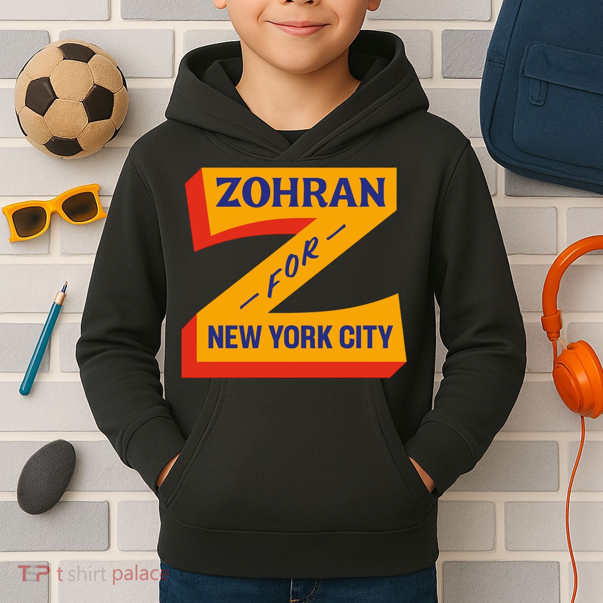 Zohran Mamdani For NYC New York City Kids Hoodie