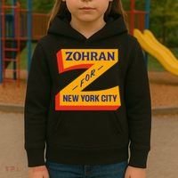 Zohran Mamdani For NYC New York City Kids Hoodie thumb 3