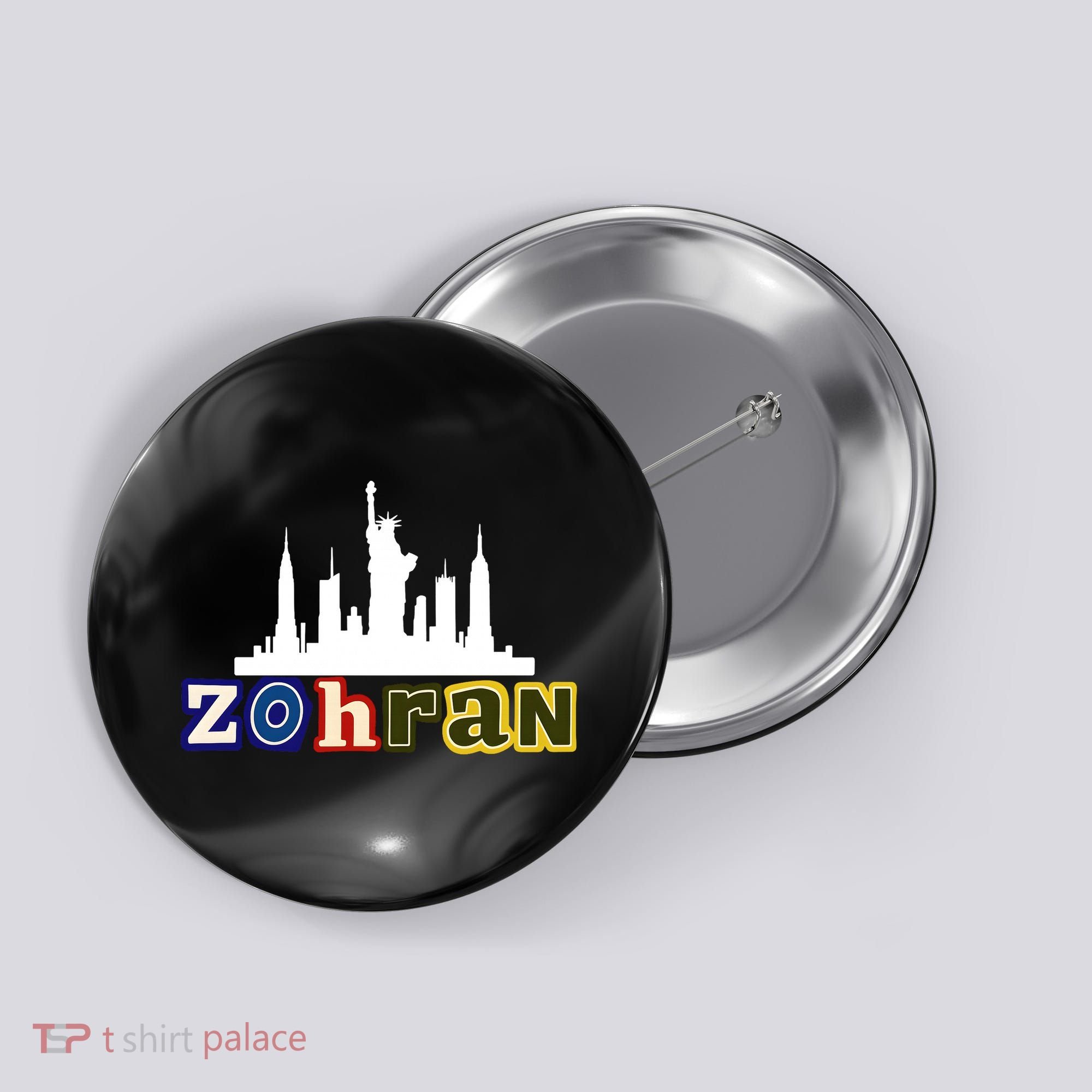 Zohran Mamdani For New York NYC Skyline Button