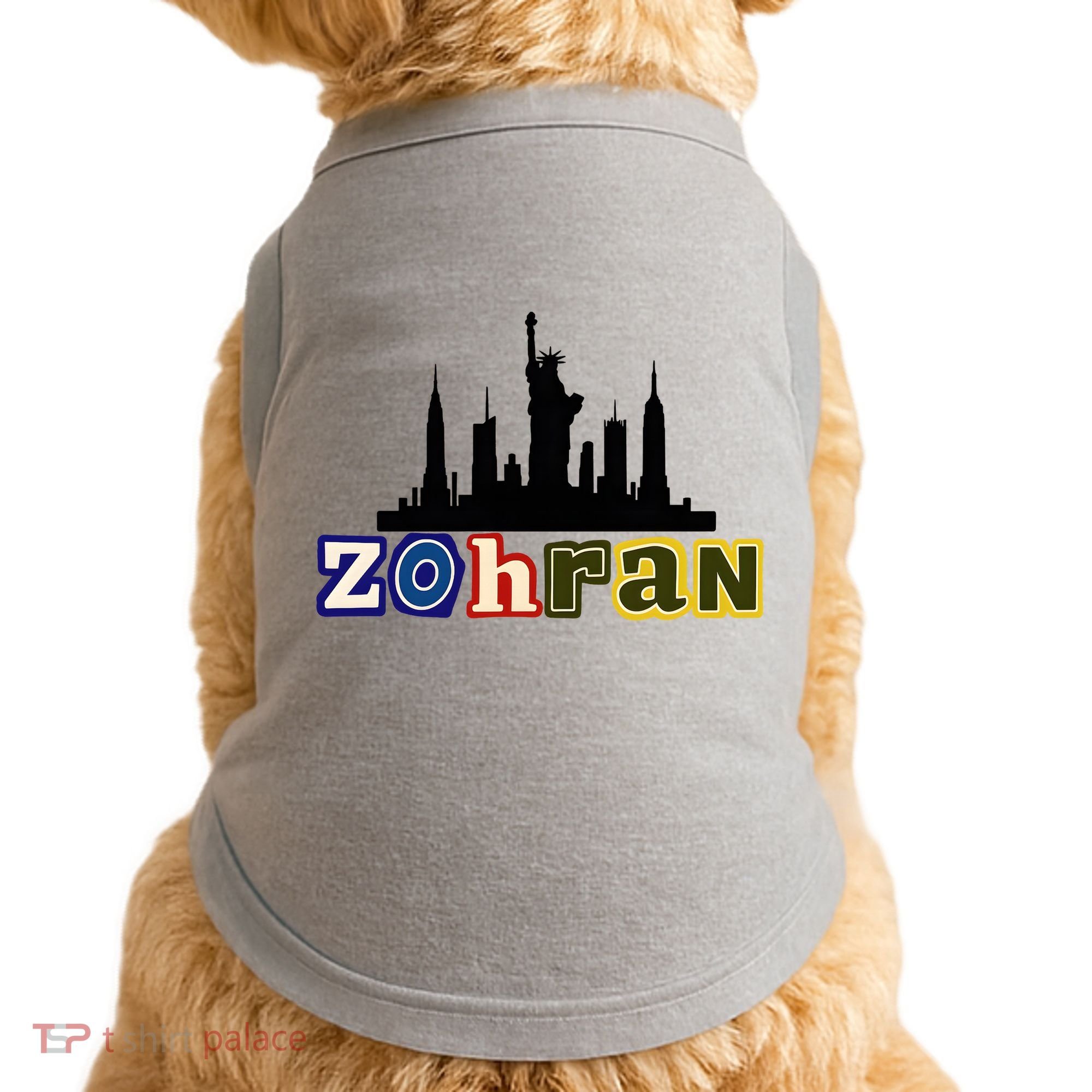 Zohran Mamdani For New York NYC Skyline Doggie Tank