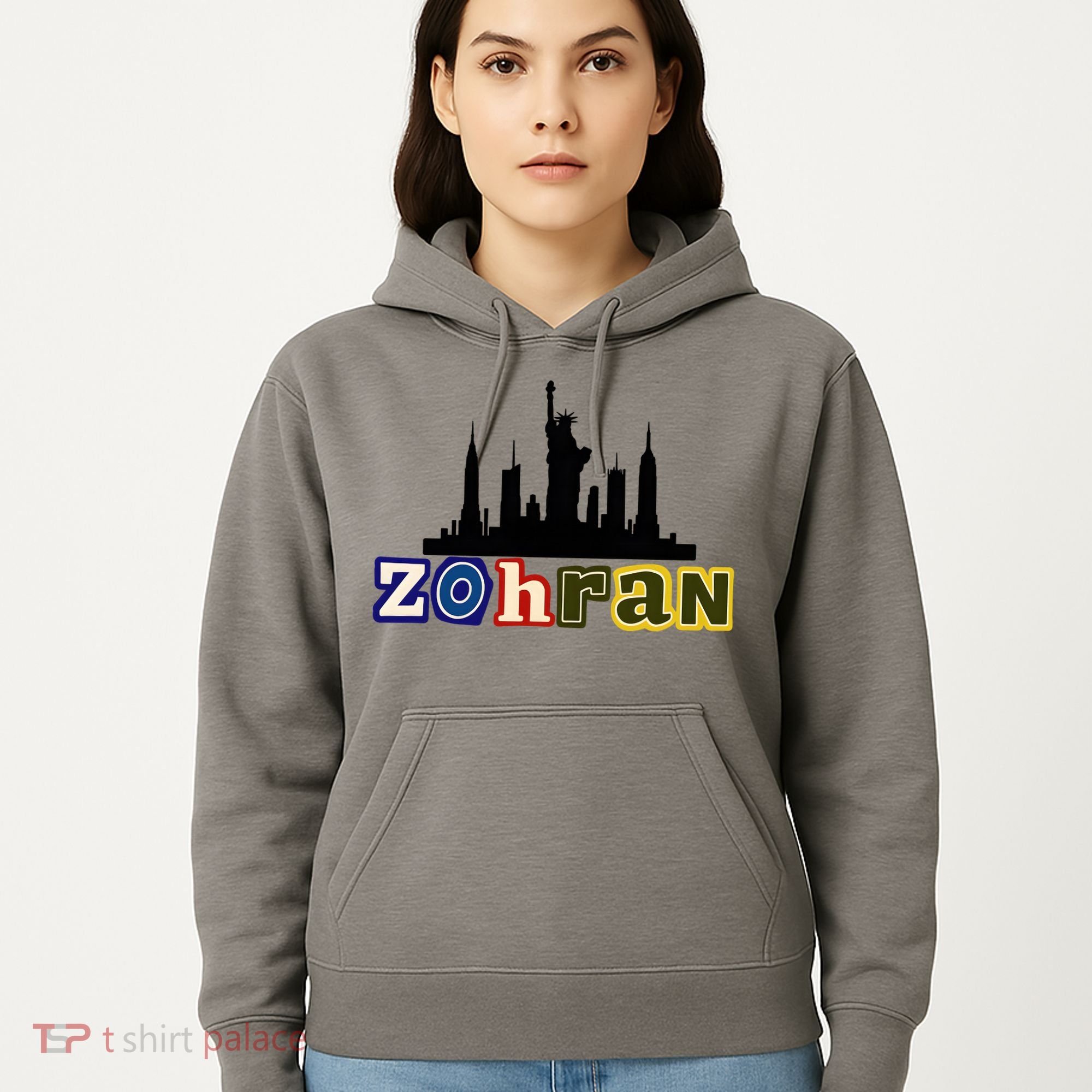 Zohran Mamdani For New York NYC Skyline Hoodie