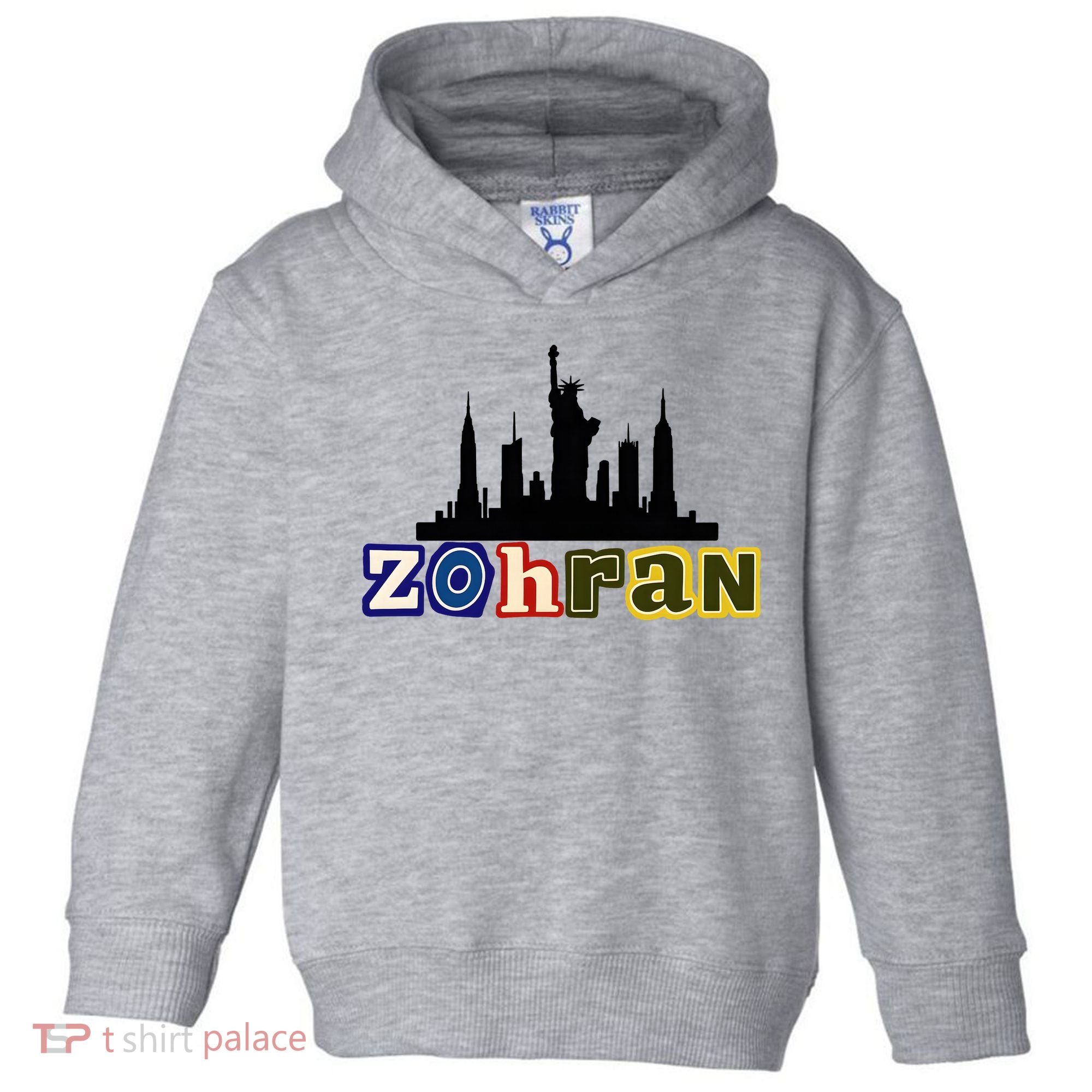 Zohran Mamdani For New York NYC Skyline Toddler Hoodie