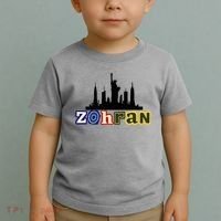 Zohran Mamdani For New York NYC Skyline Toddler T-Shirt thumb 2