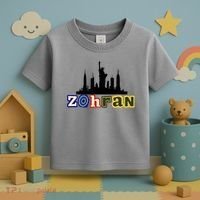 Zohran Mamdani For New York NYC Skyline Toddler T-Shirt thumb 3