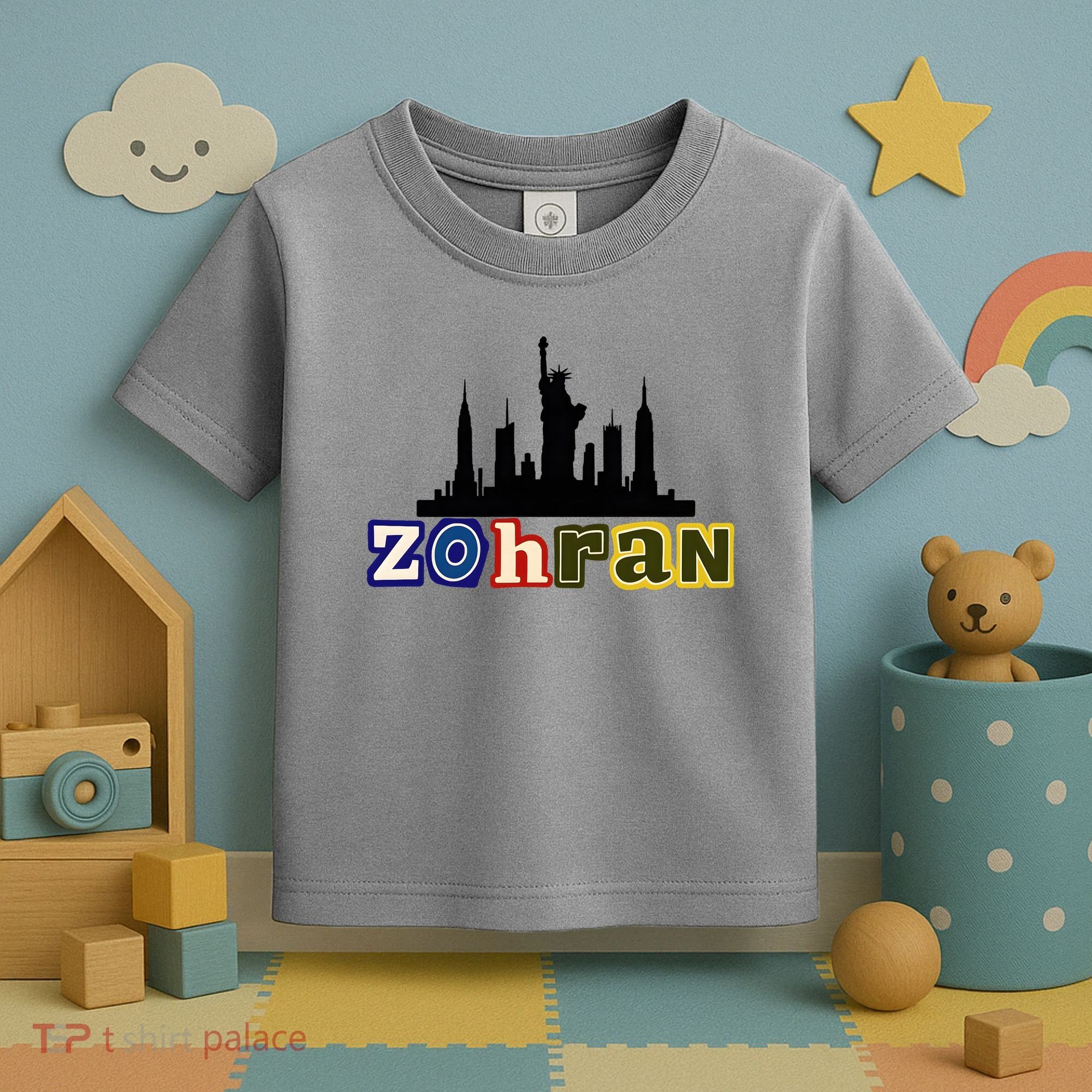 Zohran Mamdani For New York NYC Skyline Toddler T-Shirt