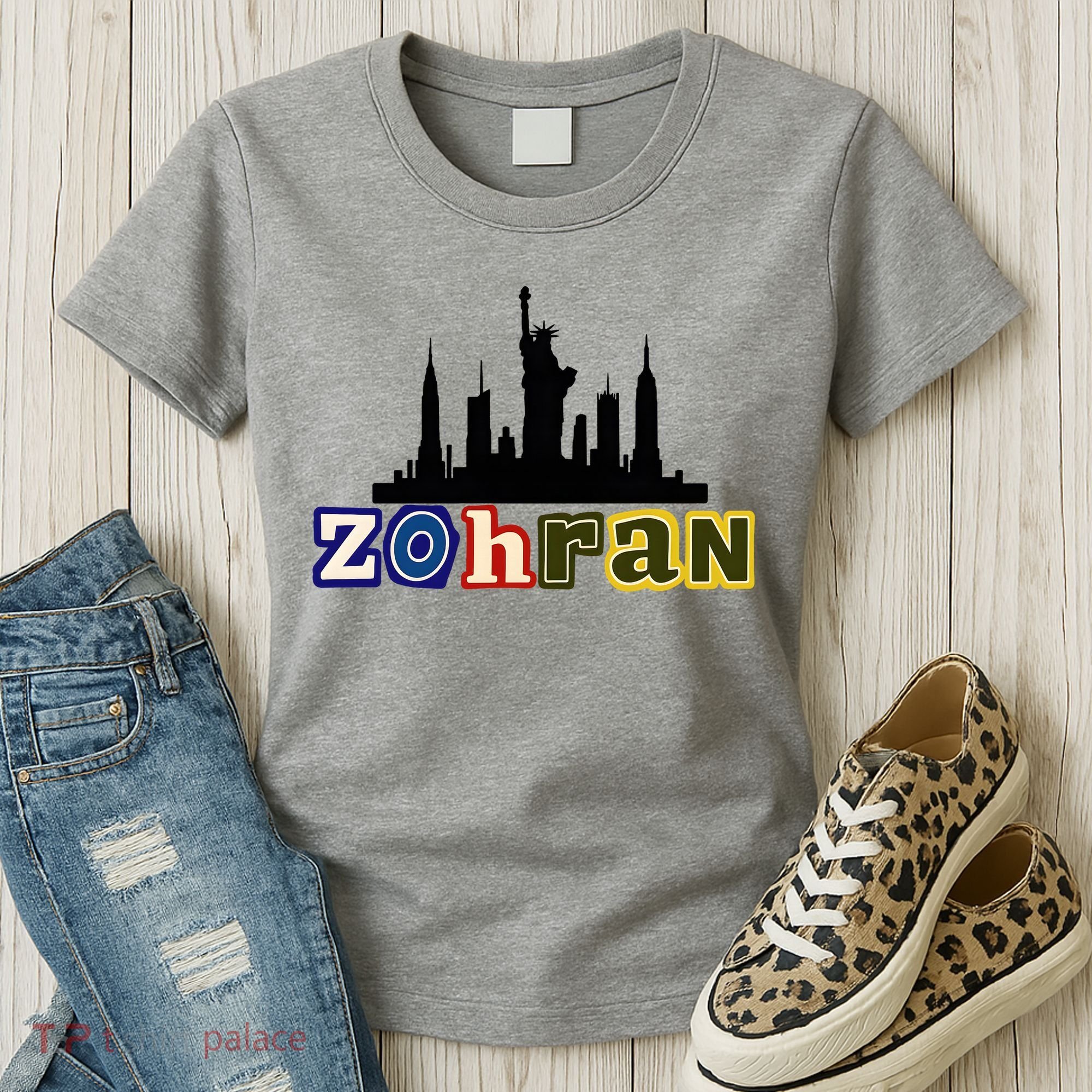 Zohran Mamdani For New York NYC Skyline Women's T-Shirt