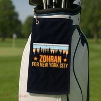 Zohran Mamdani For New York City Golf Towel thumb 2