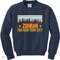 Zohran Mamdani For New York City Kids Sweatshirt thumb 0