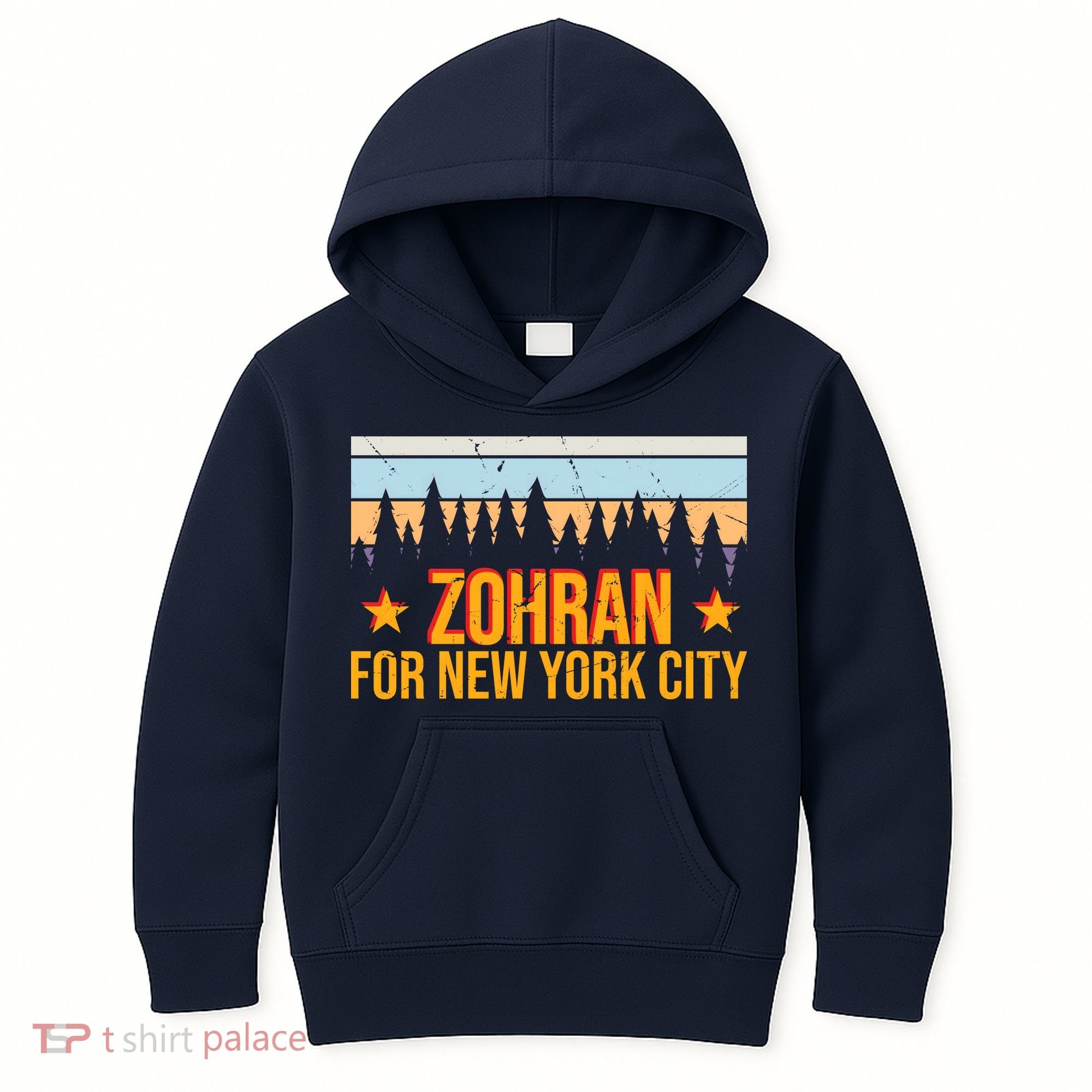 Zohran Mamdani For New York City Kids Hoodie