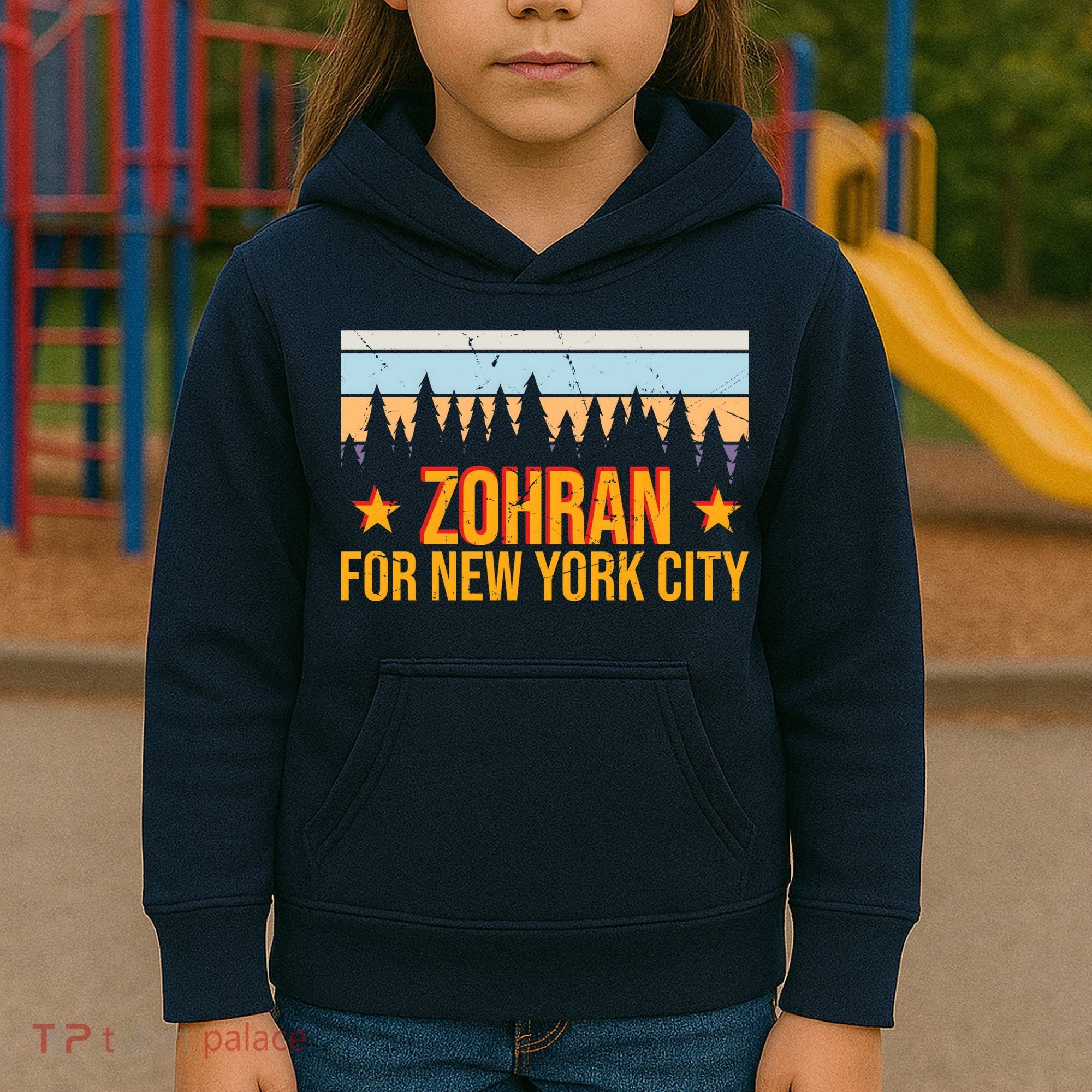 Zohran Mamdani For New York City Kids Hoodie