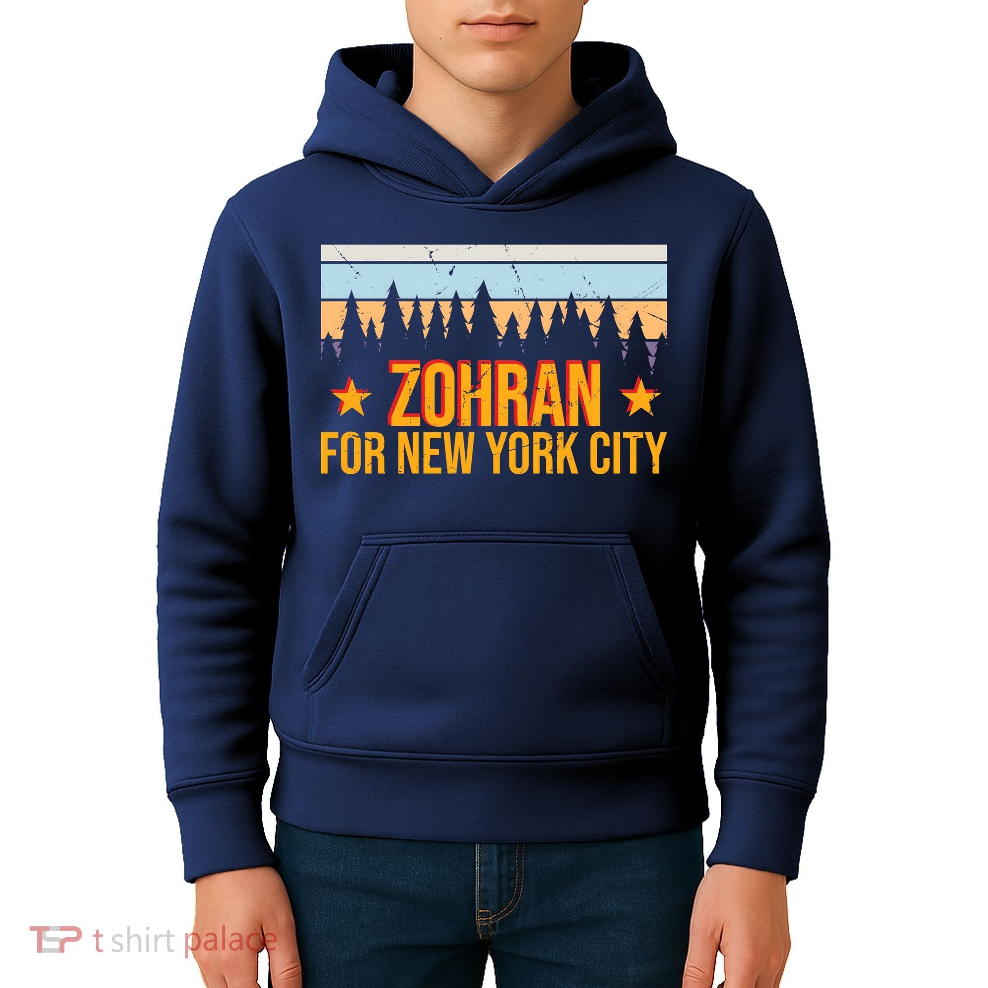 Zohran Mamdani For New York City Kids Hoodie