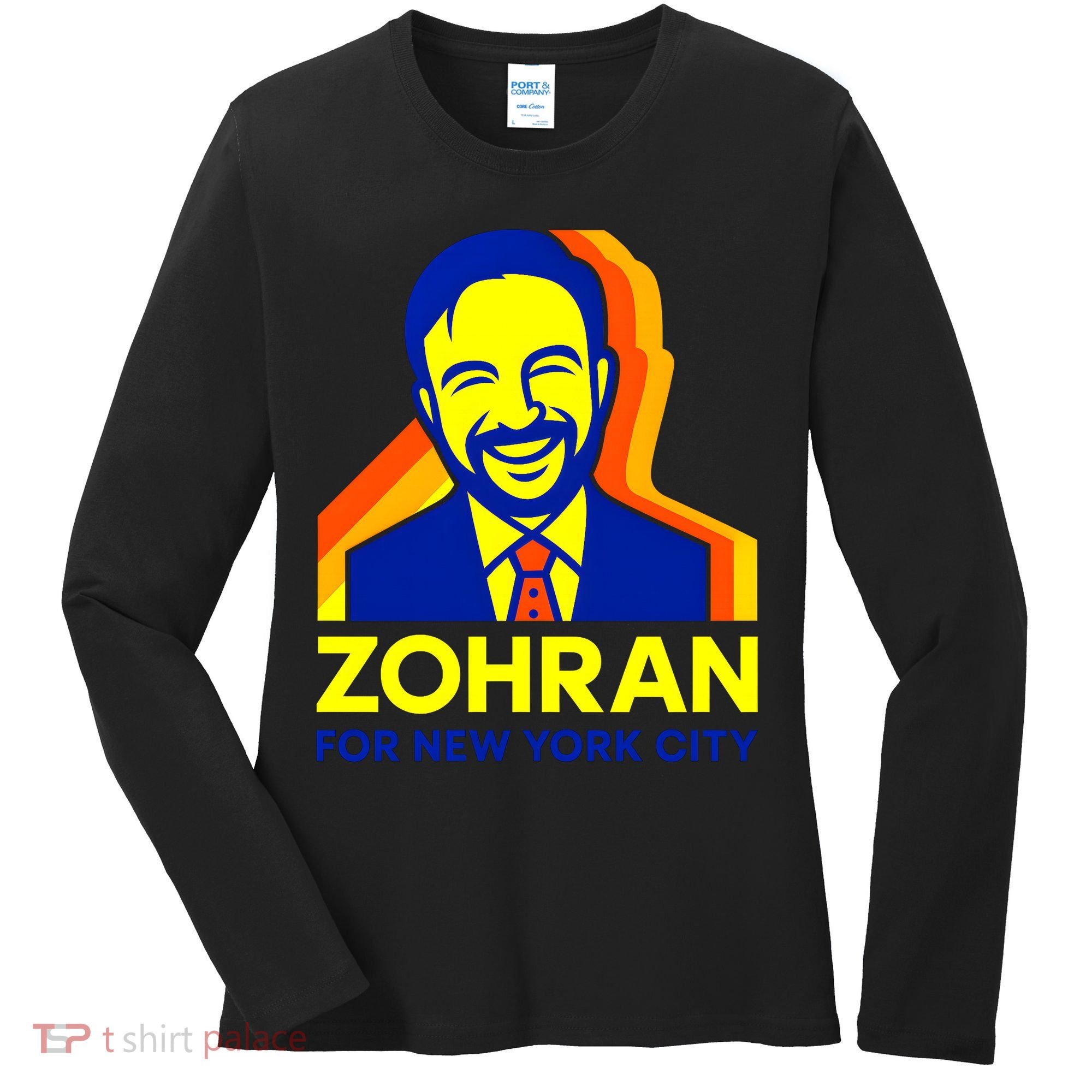 Zohran Mamdani For New York City Women's Long Sleeve Shirt