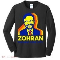 Zohran Mamdani For New York City Kids Long Sleeve Shirt thumb 0